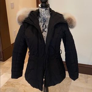 Gorski Apres Ski coat Fox fur hood